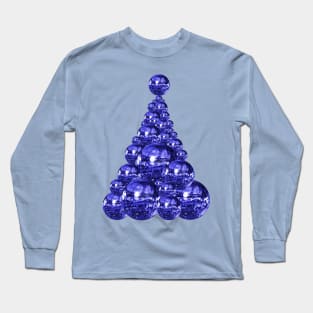 1970's Indigo Disco Christmas Tree Long Sleeve T-Shirt